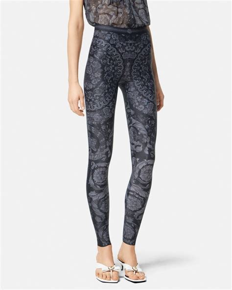 versace yoga pants|versace leggings for women.